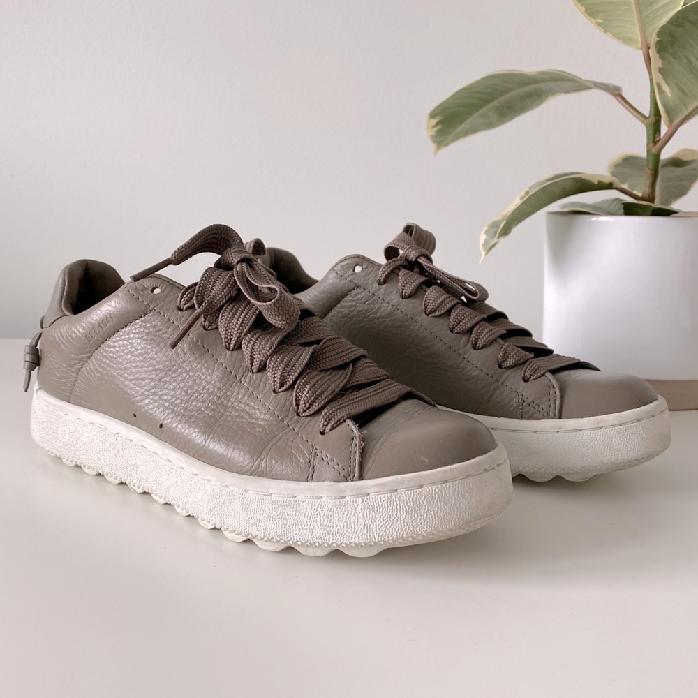 Coach Lo-Top Leather Baseball Sneaker